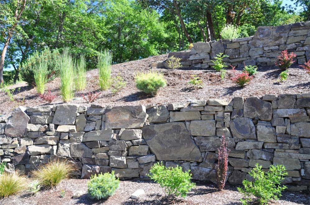 Stacked Stone Wall