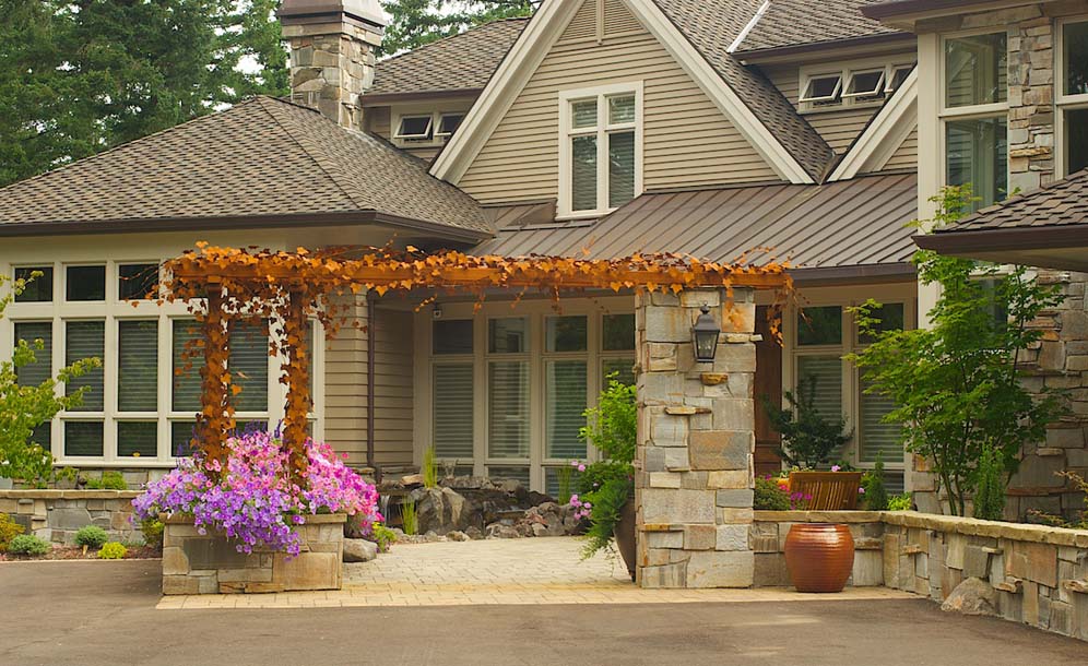 Flagstone Entry Garden 3